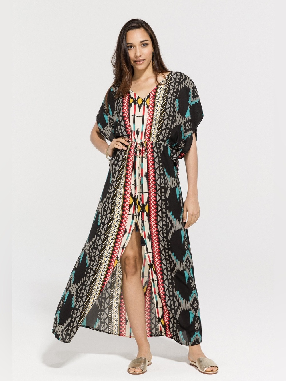 Mamey | Tribal Beach Kaftan Dress